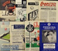 1948/49 Manchester United Football Programmes to include (H) v Huddersfield^ (A) v Derby County^