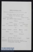 1959/60 Lancashire Senior Cup 1st Round Everton v Bury Football Programme date 9 Nov at Goodison