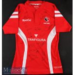 2010 Canada Signed Rugby Jersey: Complete with Letter of Authenticity on Canada Rugby Notepaper^ a