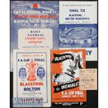 1953 FA Cup Final Blackpool v Bolton Wanderers Football Programme and Match Ticket date 2 May plus