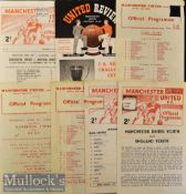 Selection of Manchester United Reserve^ Youth and Cup Football Programmes to include 59/60 v