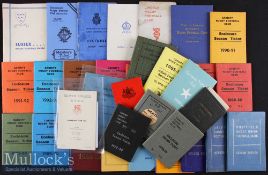 Rugby Club Membership/Fixture Card Collection (40): 18 Cardiff RFC 1967-1999 plus a broad sweep of