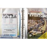 1978/79 and 1979/80 Everton Home and Away Football Programmes includes 78/79 (H) (x24)^ (A) (x22 ^