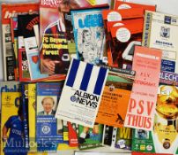 1960s Onwards British Club’s in European Competition Football Programmes from both the UK and