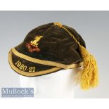 1920 Rugby Honours Cap: In lovely outward condition though with lining thoroughly worn^ ideal for