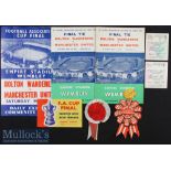 1959 FA Cup Final Bolton Wanderers v Manchester United Football Programmes and Tickets includes 2x