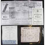 Reproduction Copies of Early International Football Programmes to include 1876 Scotland v Wales^