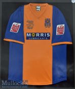 Shrewsbury Town 2007 ‘End of an era’ Match Worn Football Shirt worn by Luke Jones on the day^