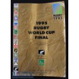1995 RWC Rugby Final Programme: The huge iconic programme from a huge iconic game and moment for