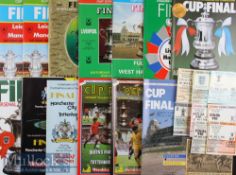 Selection of FA Cup Final Football Programmes and Tickets including 1969 (x2 different)^ 1972^ 1974^