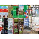 Selection of FA Cup Final Football Programmes and Tickets including 1969 (x2 different)^ 1972^ 1974^