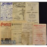 1946/47 Everton Away Football Programmes to include Liverpool^ Aston Villa^ Huddersfield Town^