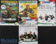 The Rugby Championship Programmes (4): S Hemisphere action with thick glossies from South Africa v