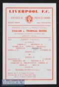 1958/59 Liverpool County FA Senior Cup Final Everton v Tranmere Rovers Football Programme date 11
