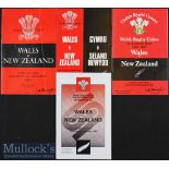 1963-1989 Wales v New Zealand Rugby Programmes (4): The Cardiff issues for 1963^ 1978^ 1980 and