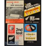 1977 British Lions in New Zealand Rugby Test Programmes (4): All four issues from the 3-1 Lions’