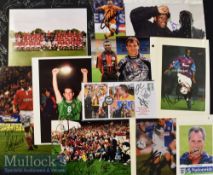 Selection of Signed Football Photographs to include Charlton Athletic 200 Team^ Kinsella^