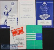 1960/61 Friendly Match Everton v Bangu Football Programme date 12 Apr^ plus Shamrock Rovers v