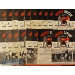 1950/51 Manchester United Home Football Programmes consisting of Nos 2^ 3^ 6^ 8^ 9^ 10^ 11^ 12(