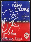 1959 British Lions Rugby Tour to New Zealand Large Review Brochure: FW Boshier’s popular^ larger