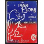 1959 British Lions Rugby Tour to New Zealand Large Review Brochure: FW Boshier’s popular^ larger