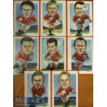 British Lions Welsh Rugby Caricatures: Jeff Giggs’ colourful and attractive portraits of the 8