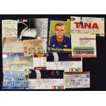 Small Collection of Football Tickets some Welsh with games involving Wales (inc v Czechoslovakia