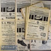 Selection of 1950s Luton Town football Programmes to include 1954 v Doncaster Rovers^ 1955 v Port