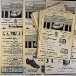 Selection of 1950s Luton Town football Programmes to include 1954 v Doncaster Rovers^ 1955 v Port