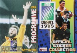 RWC 1987 and 1999 Rugby Pair (2): The large^ bold^ desirable overall issue for the group stages of