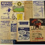 1947/48 Everton Away Football Programmes to include Man Utd^ Man City^ Chelsea^ Portsmouth^