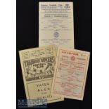 1956/57 (Liverpool Senior Cup) Everton v Tranmere Rovers Football Programmes includes Semi-Final and