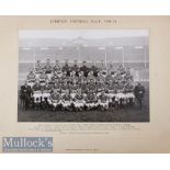 1949/50 Season Everton Mounted Team Photograph by Albert Marrion Photographers (Liverpool)