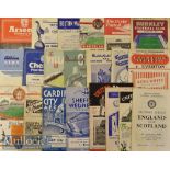 1954/55 Everton Away Football Programmes to include Sunderland^ Sheffield United^ Burnley^ West