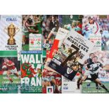 Leftover Lot of Rugby Programmes (12): The RWC Final 1999^ Australia v France; plus Scotland v