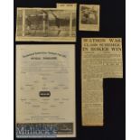 1946/47 Sunderland v Everton Football Programme date 12 Oct has newspaper cuttings included^ G