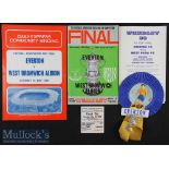 1968 FA Cup Final Everton v West Bromwich Albion Football Programme and Match Ticket date 18 May