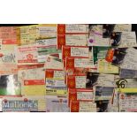 Mixed Collection of Manchester United Football Tickets including homes and aways covering 1980s^