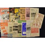 Selection of 50s/60s Scottish Football Programmes to include 54 East Fife v Motherwell (SLC)^ 54/