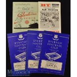 1966/67 European Cup Winners’ Cup Everton Football Programmes to include v Aalborg (H) & (A)^ Real