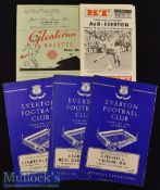 1966/67 European Cup Winners’ Cup Everton Football Programmes to include v Aalborg (H) & (A)^ Real