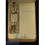 Selection of Interesting 1930s Football Autographs within album and including Alex James (