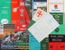 1960-2000 South Africa in the UK Rugby Programmes (11): From five Springbok visits^ the issues