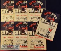 1947/48 Manchester United Home Football Programmes to include Charlton Athl.^ Grimsby Town^