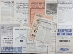 Selection of Various 1940s Football Programmes to include 42/43 Arsenal v Brentford^ 45/46 Southport