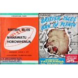 1971 British Lions Rugby Programmes in New Zealand (2): The Lions’ clashes with Manawatu-