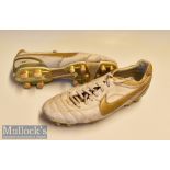 Pair of Match Worn Nike Football Boots used by Chris Hargreaves for Torquay United at Wembley. He