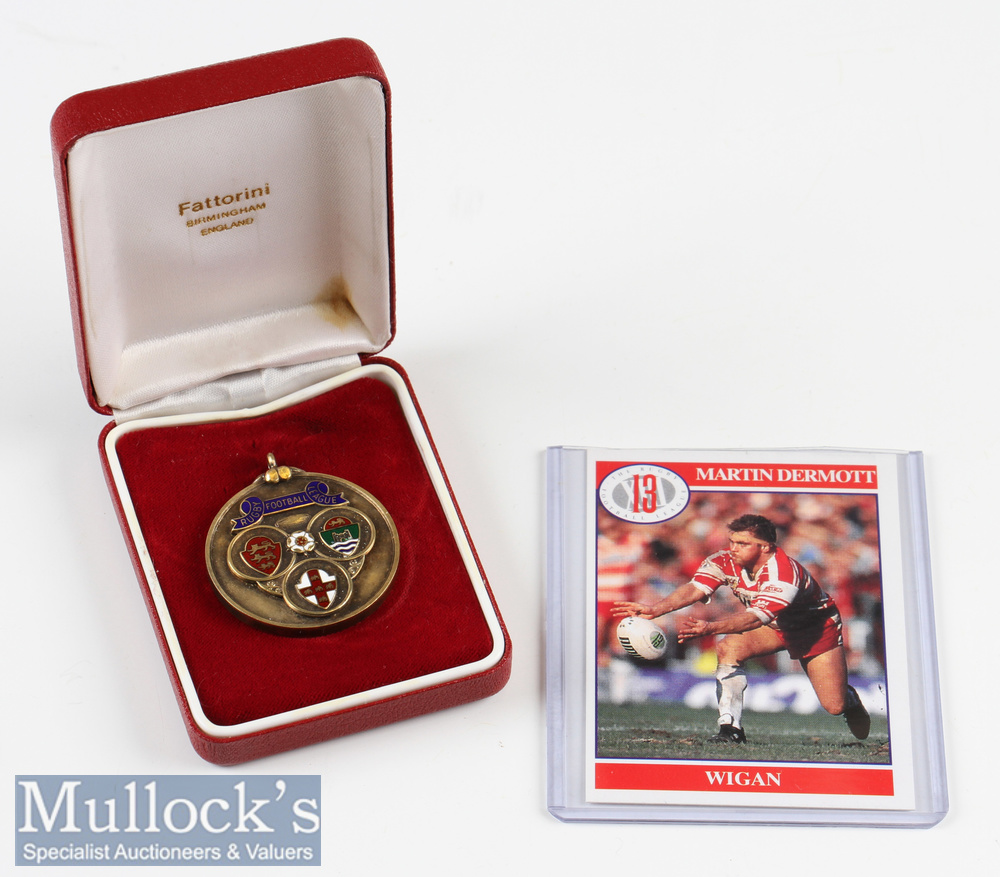 1989/90 Wigan Rugby League Challenge Cup Final Winners medal – v Warrington played at Wembley with