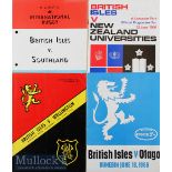 1966 British Lions Rugby programmes (4): Issues v Southland (p/holes)^ Otago^ New Zealand