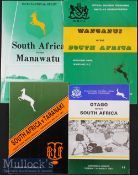 1981 South Africa in New Zealand Rugby Programmes (4): Varied designs and sizes on issues v
